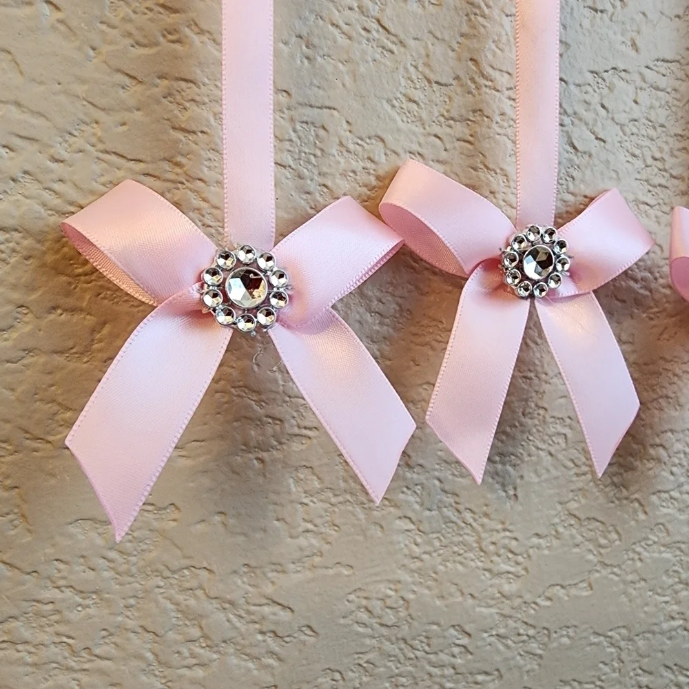Pink Hair Bow holder NWT